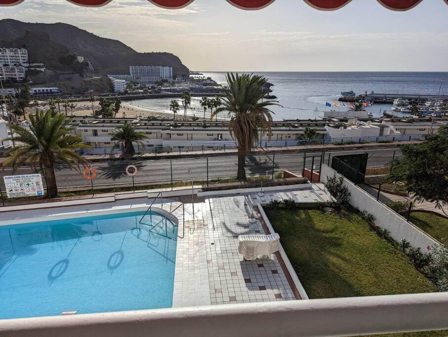 Beachfront Studio Apartment Puerto Rico Puerto Rico  Dış mekan fotoğraf