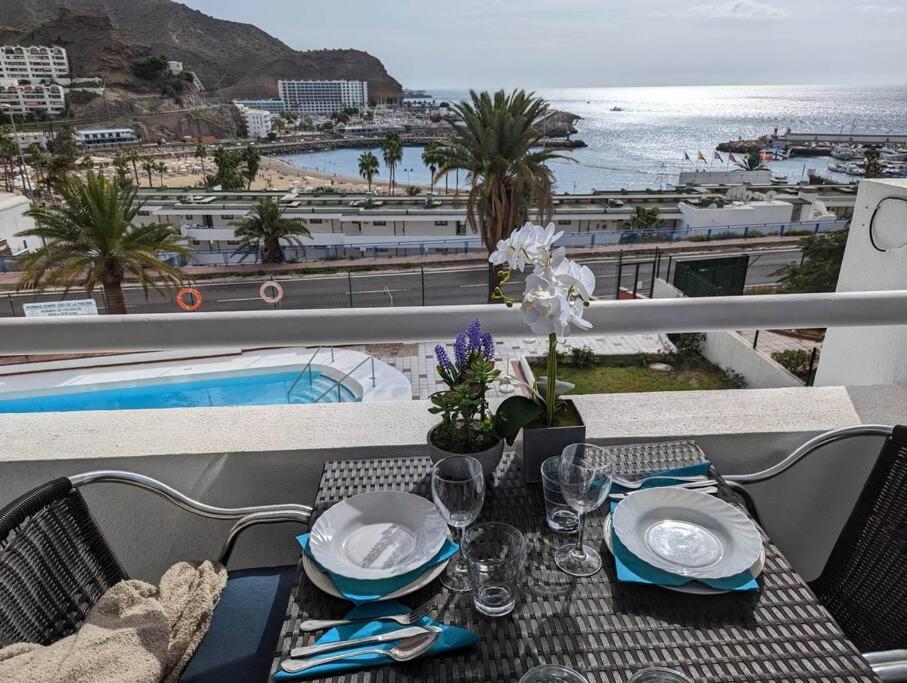 Beachfront Studio Apartment Puerto Rico Puerto Rico  Dış mekan fotoğraf